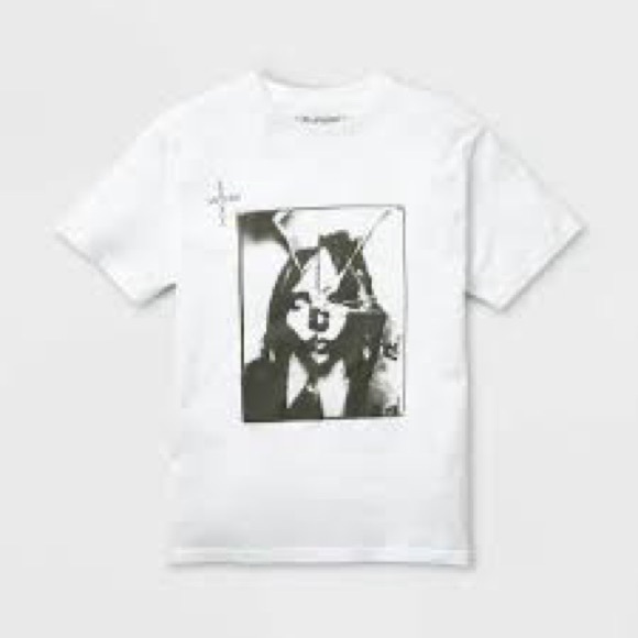 Lady Gaga Mahem White Short Sleeve Tee - Picture 1 of 7
